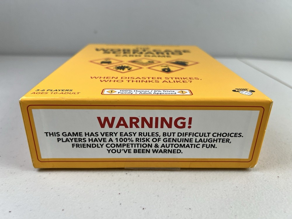 The Worst-Case Scenario Card Game NEW **OPEN BOX**