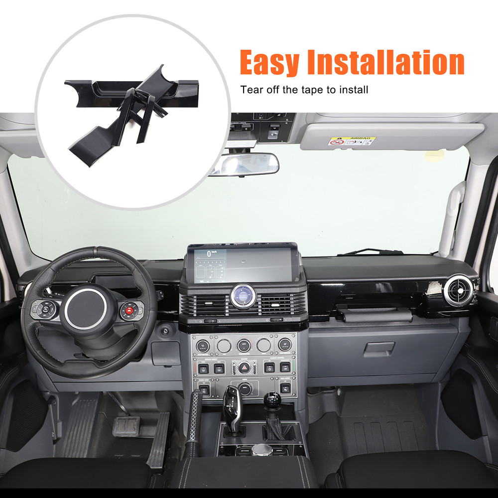 ABS Gloss Black Interior Side Vent Frame for Ineos Grenadier 2022-2024