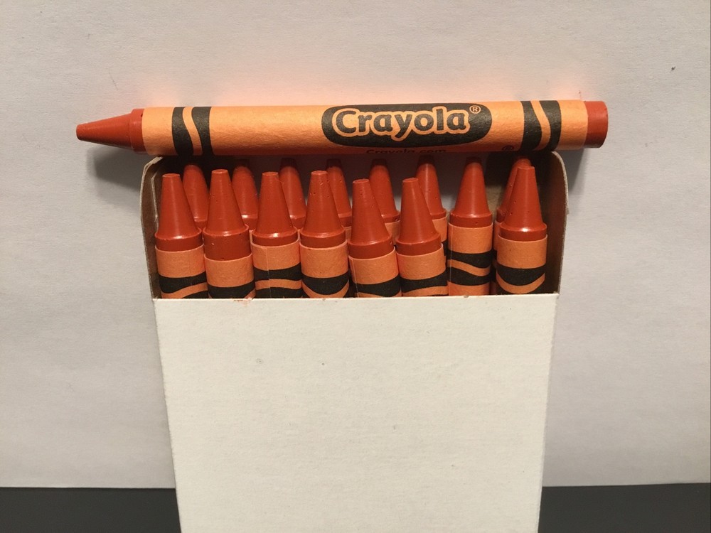 (16) Crayola Crayons (bittersweet) BULK