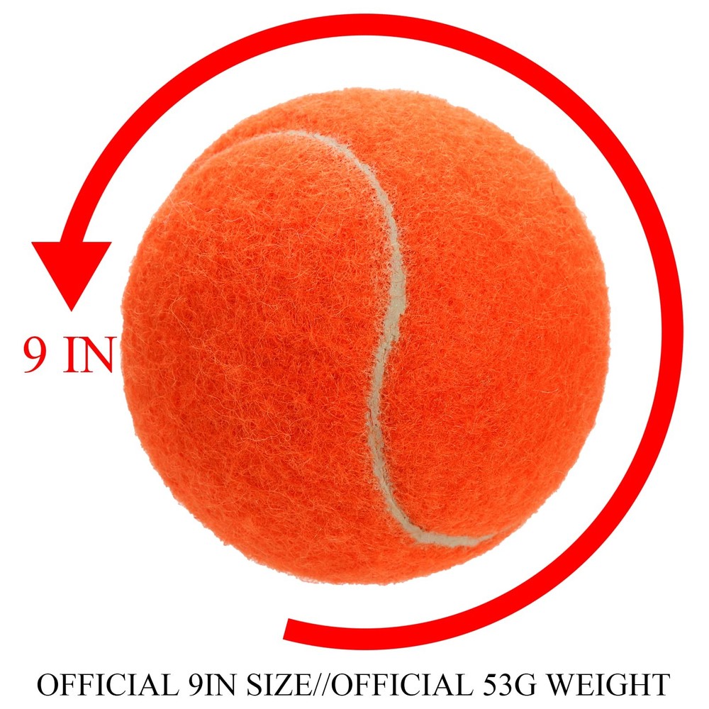 Tebery 20 Pack Orange Advanced Training Tennis Balls 20 Count,