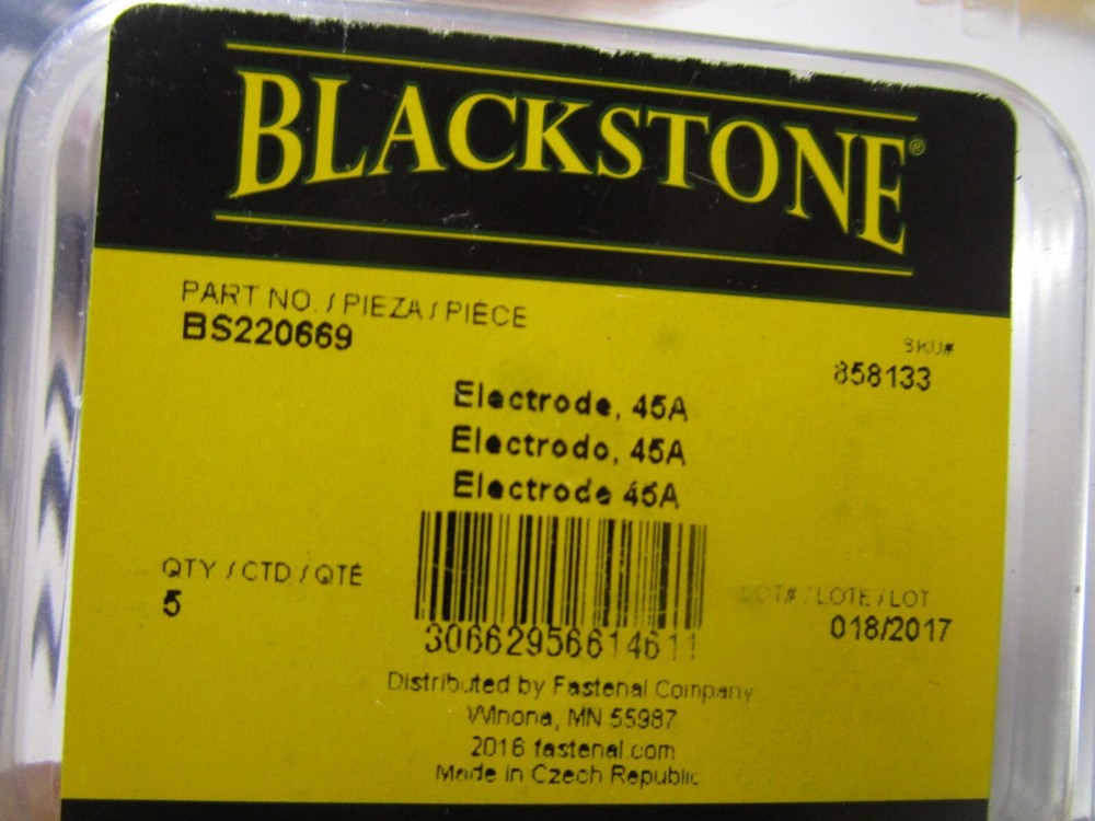 Blackstone 45A Electrode QTY 5