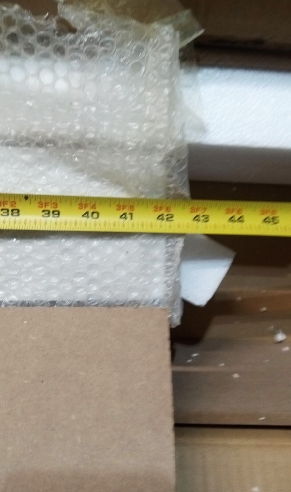 42 in. Engineered Marble Backsplash for Cabinet Vanity Carrara White