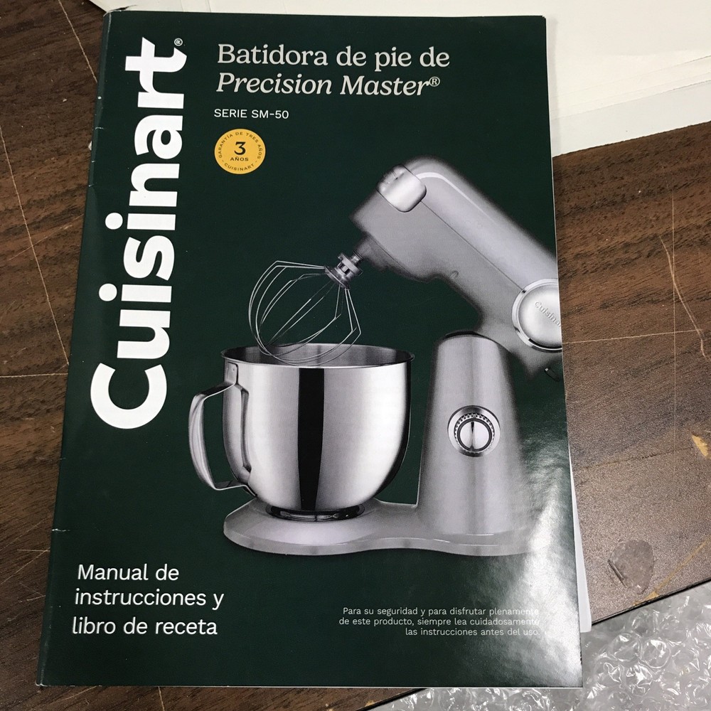 Cuisinart Precision Master 5.5-Quart 12-Speed Stand Mixer - Silver Lining - Open