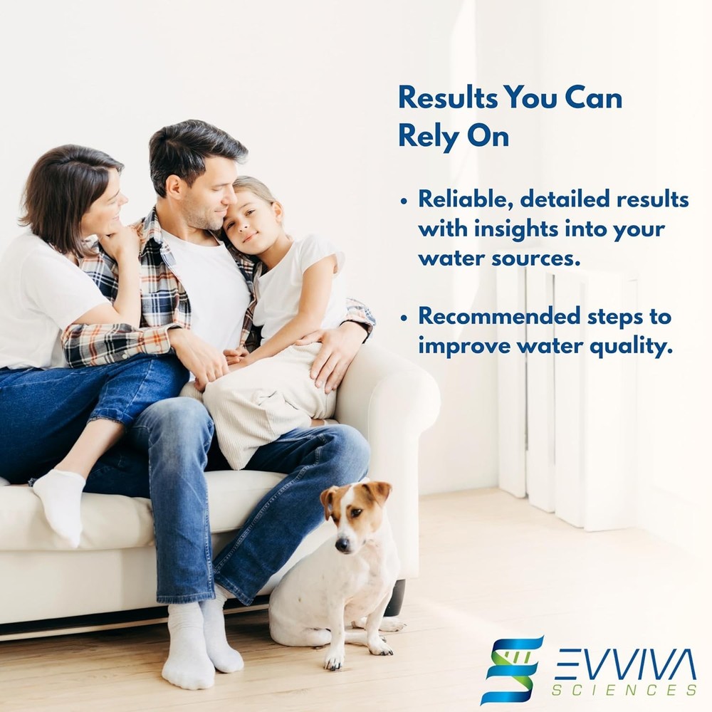 Evviva Sciences Water Bacteria Kit 10 Tests Home & Lab-Ready Plates Watch Gr...