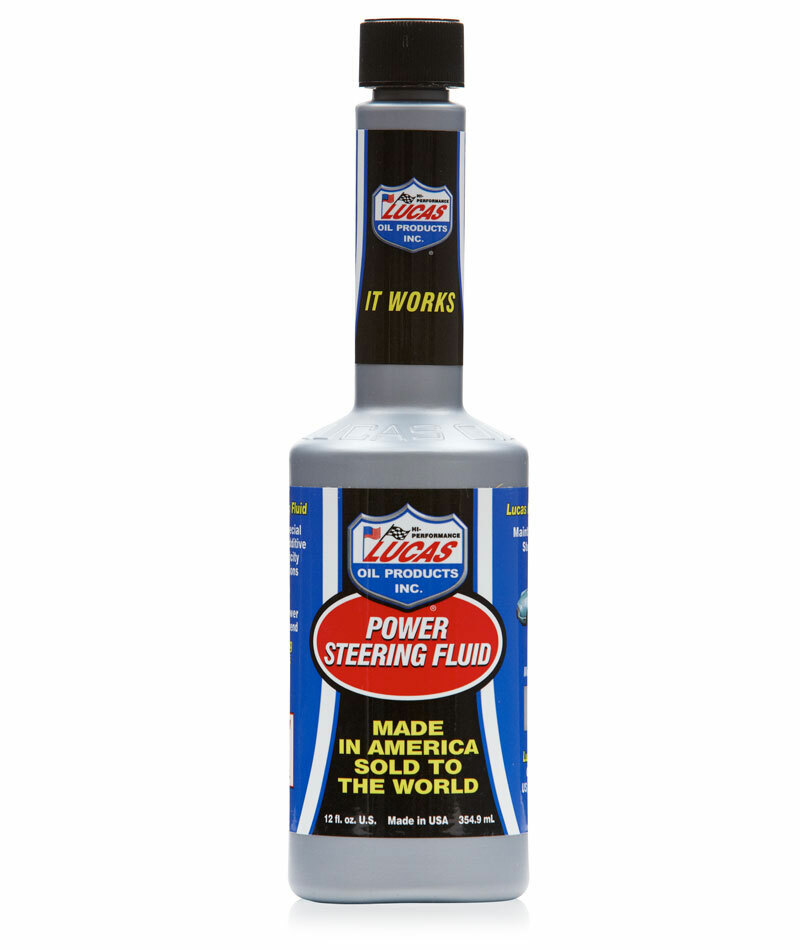 LUCAS OIL POWER STEERING FLUID - 12OZ