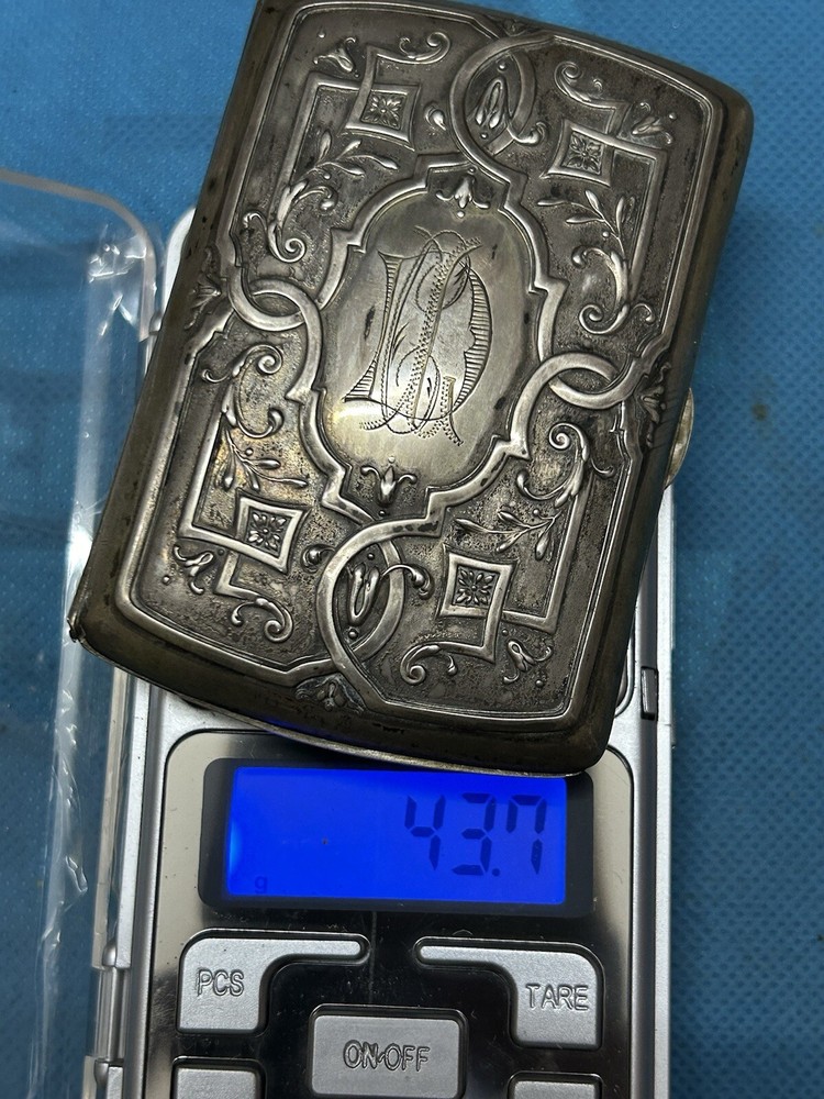 GERMANY SILVER CIGARETTE CASE !!