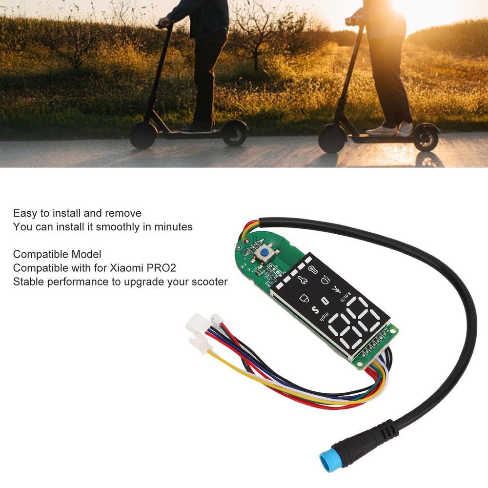 Scooter Dashboard Clear Display Waterproof Replacement Electric