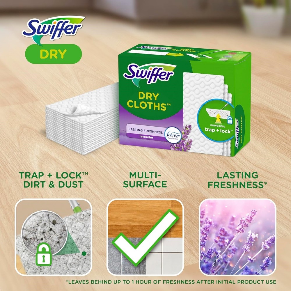 3 Boxes 32Pcs Swiffer Multi Surface Dry Sweeping Pad Refills NEW
