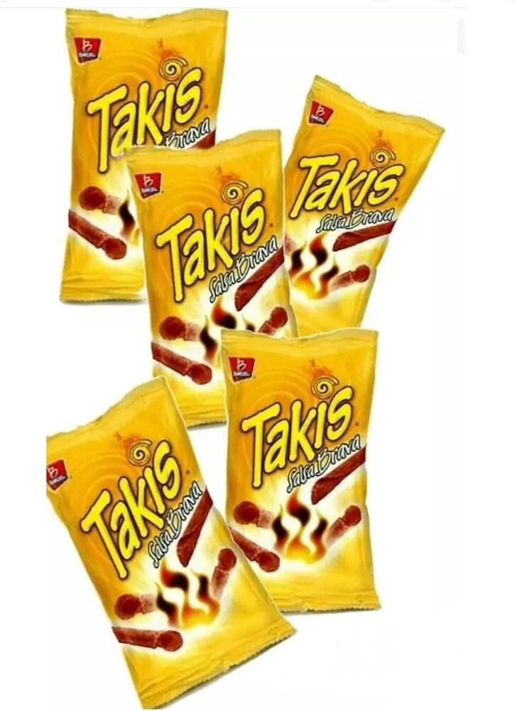 Barcel Takis salsa Brava (box 5 bags) 65grams each