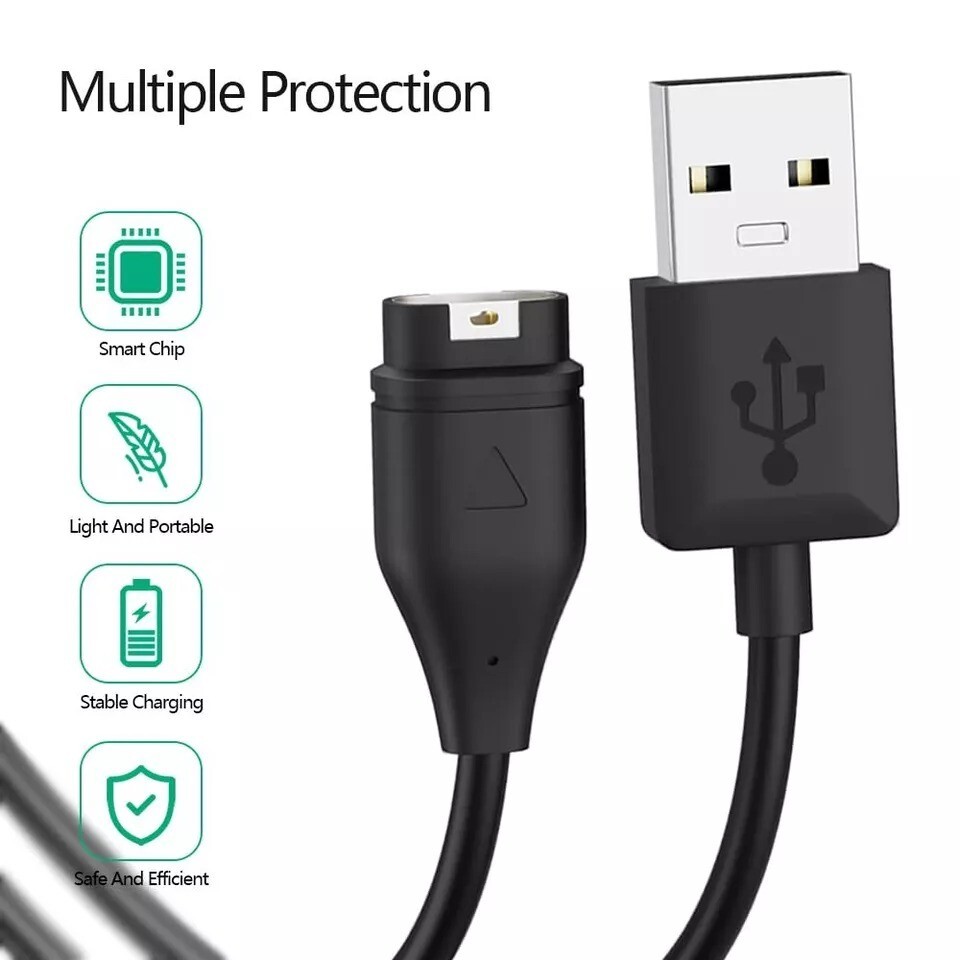Compatible for Garmin Watch Charger Cable (2 Pack)