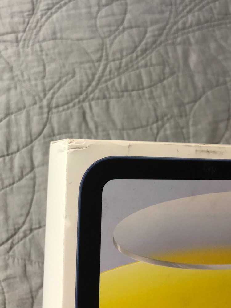 Apple iPad A16 Model A3354 128 GB EMPTY BOX ONLY BLUE