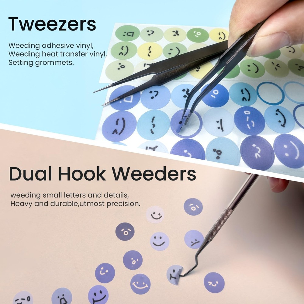 27 PCS Vinyl Weeding Tools Kit Premium Crafting Tools Basic Set for Cameos