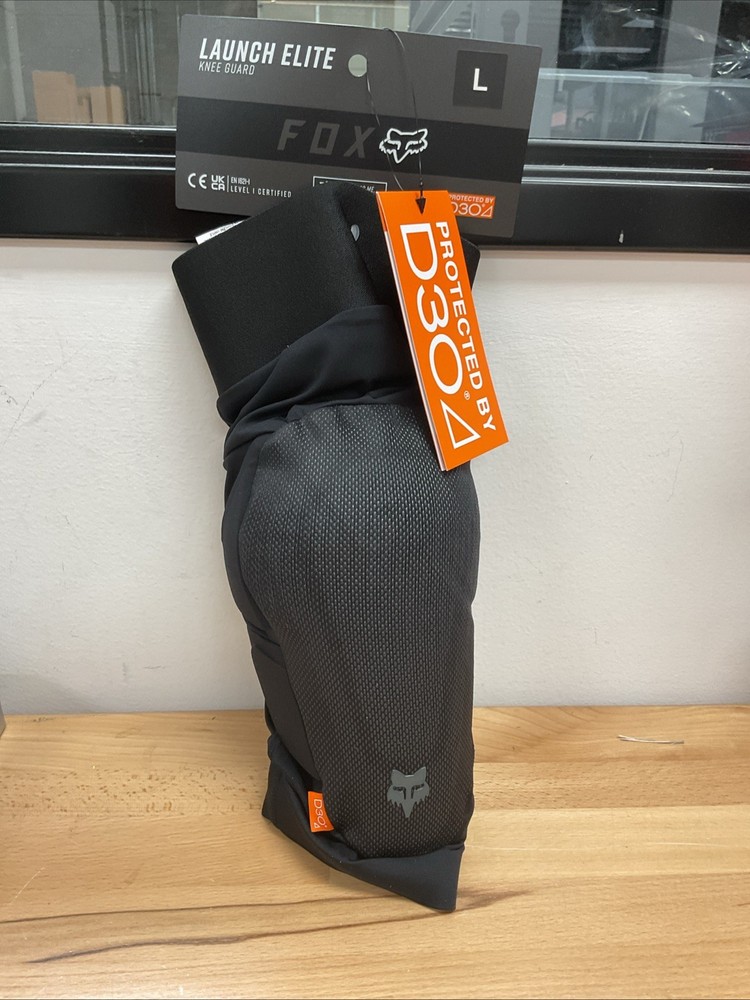 Fox Racing Launch Elite MTB Knee Guard Black | Large - Read Description