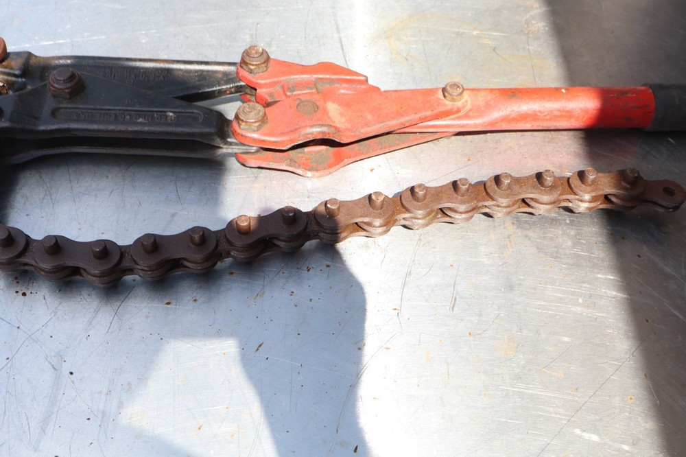Reed Cast Iron Chain Soil Pipe Cutter Snapper #1