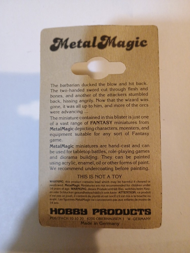 Fantasy Metal Magic Monster new Sealed
