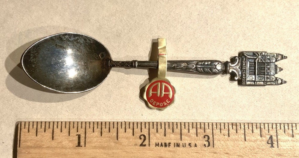 Monte Carlo .800 Silver Small Souvenir Spoon