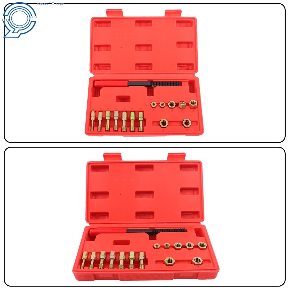 15pcs Metric Thread Chaser Set Rethread Repair Tool Thread Restorer Set M6-M12
