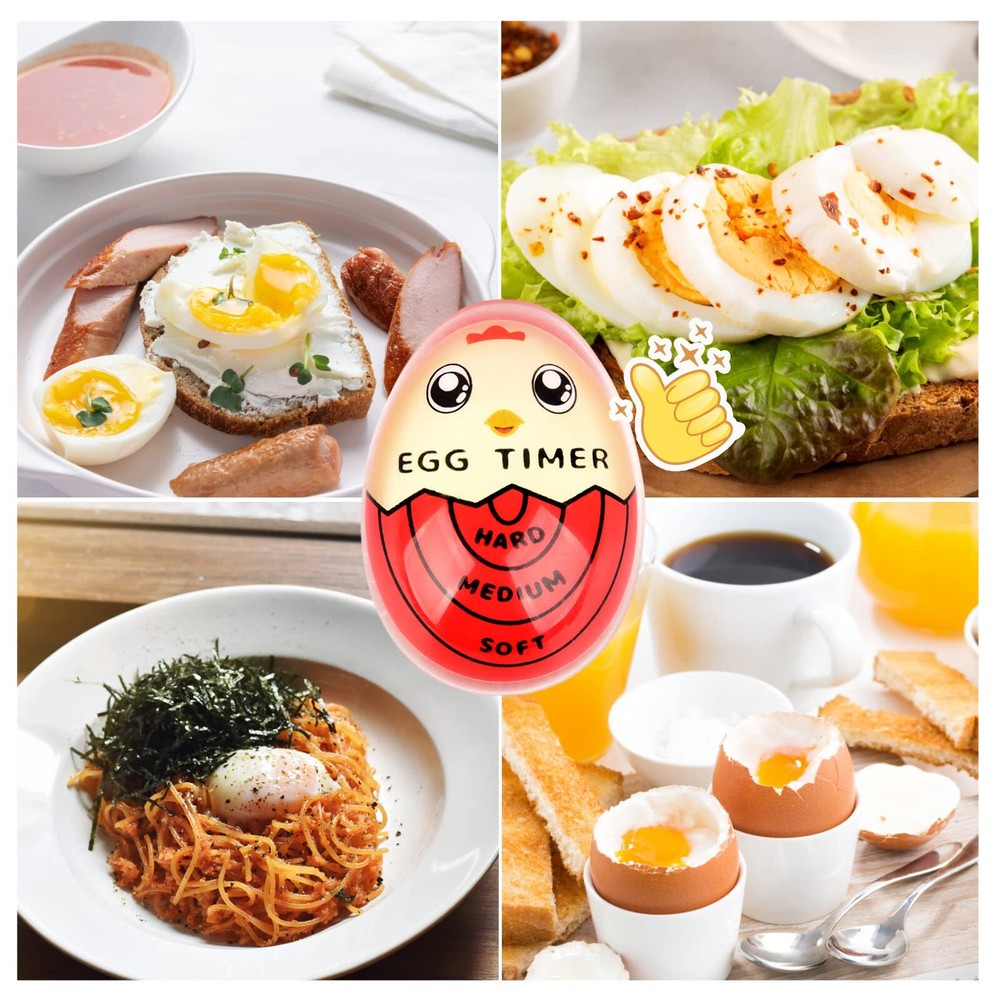 3 Pack Egg Timer Soft Hard Boiled Egg Boiler Timer That Changes Color When Done