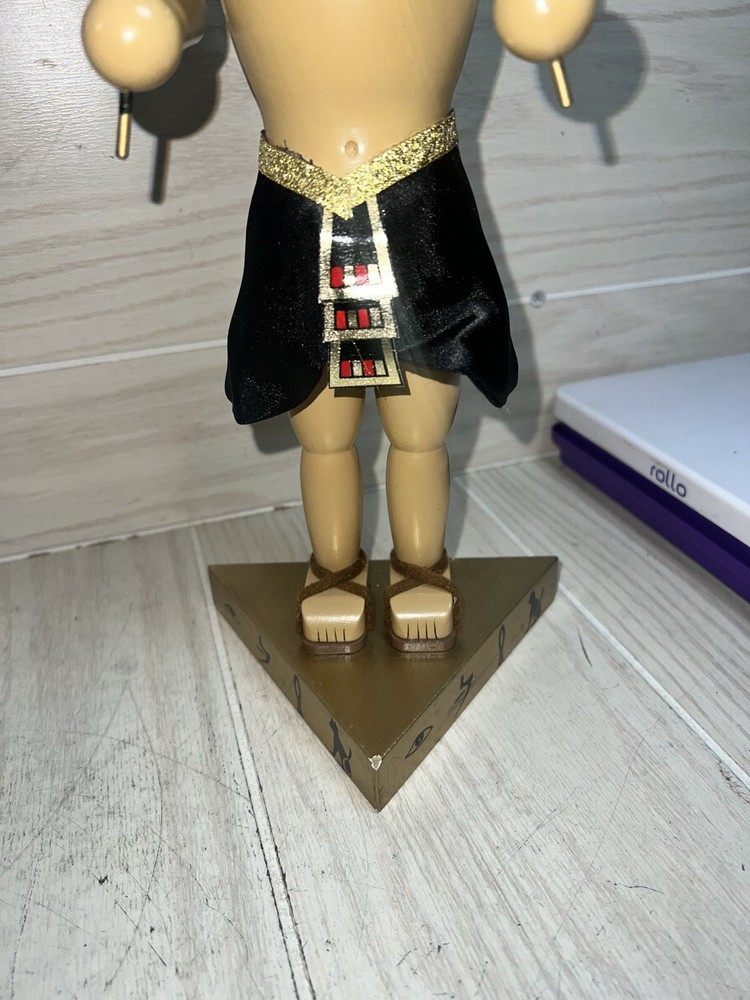 RARE Nutcracker Village Egyptian Pharaoh 2003 HTF Read Description