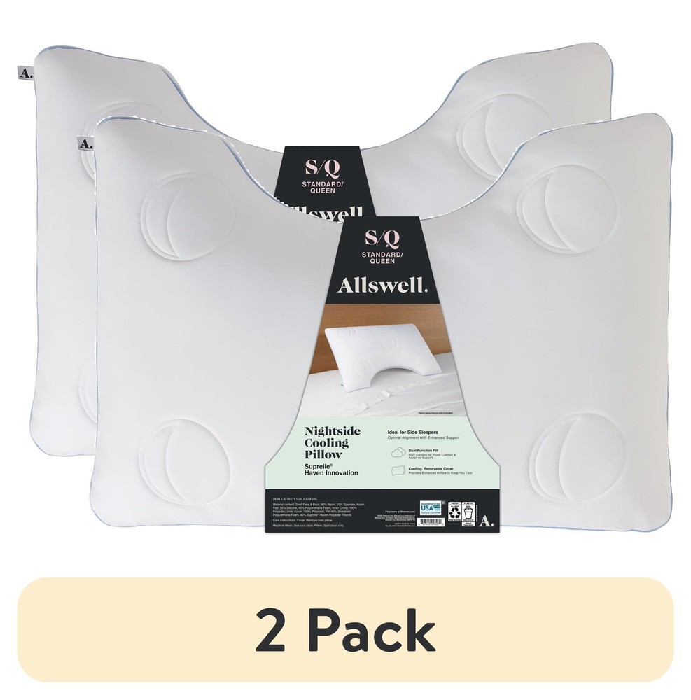Nightside Cooling Pillow W/ Dual Function Fill Standard/Queen