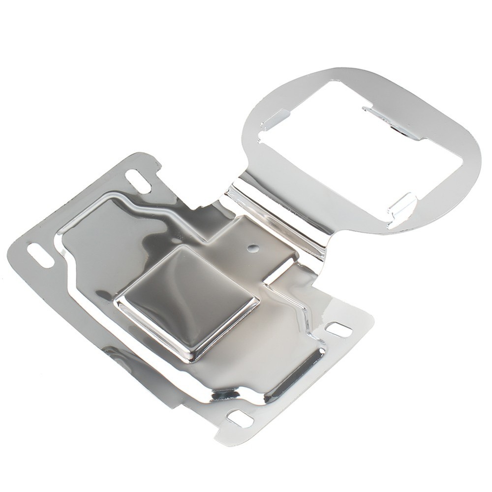 License Plate Relocation Bracket Mount Kit for Black Harley Touring