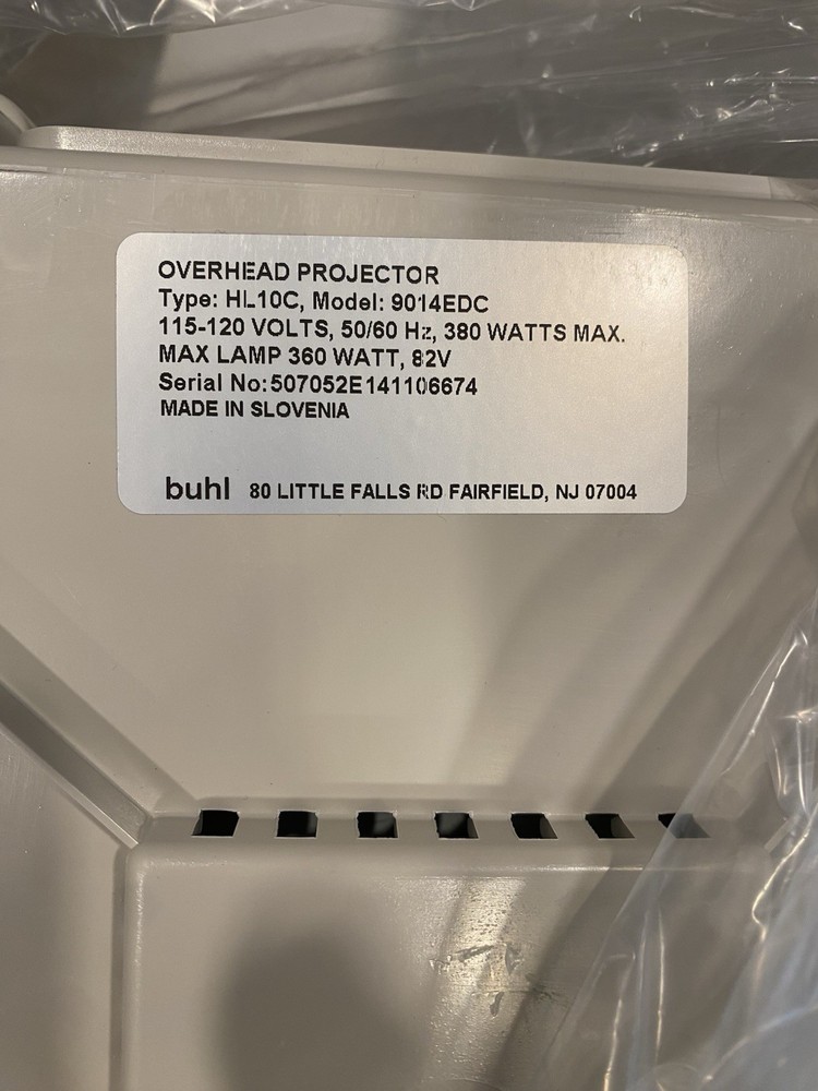 NEW BUHL Overhead Projector 9014EDC