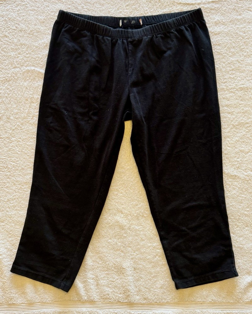 Cotton Spandex Tights 3/4 Legs Medium / Large - Soft, Super-Thin & Stretchy!
