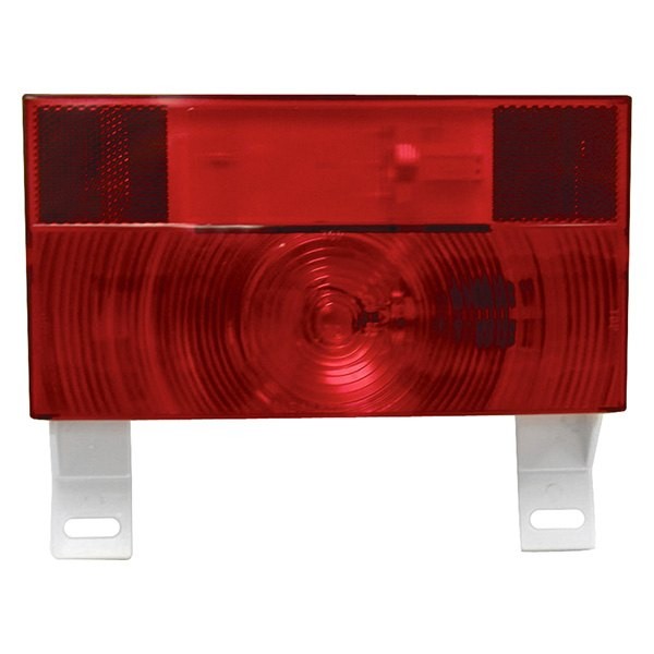 Peterson 8.6"x4.6" Reflectorized Red Rectangular Bolt-on Mount Tail Lights