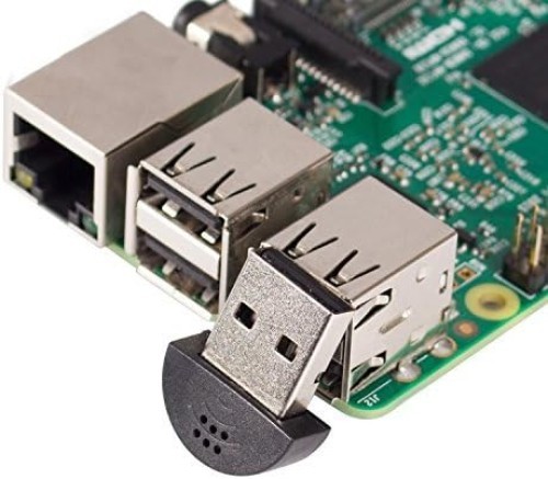 SunFounder USB 2.0 Mini Microphone for Raspberry Pi 4 Model B, Module 3B+, 3B 2