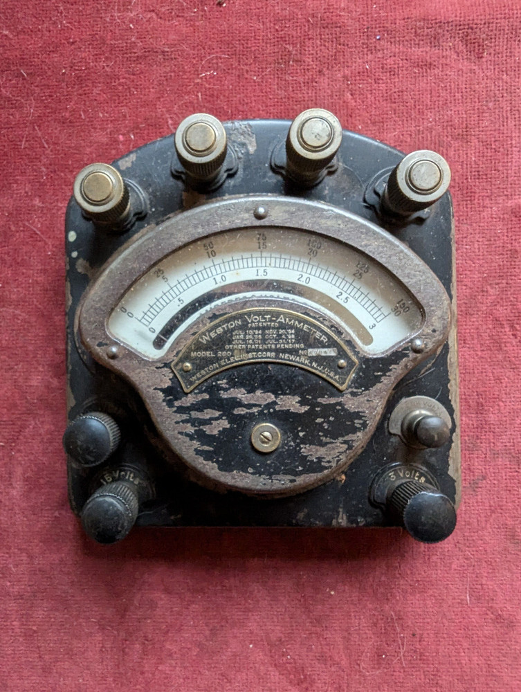Model 280 triple-range Volt-Ammeter Instrument (H)