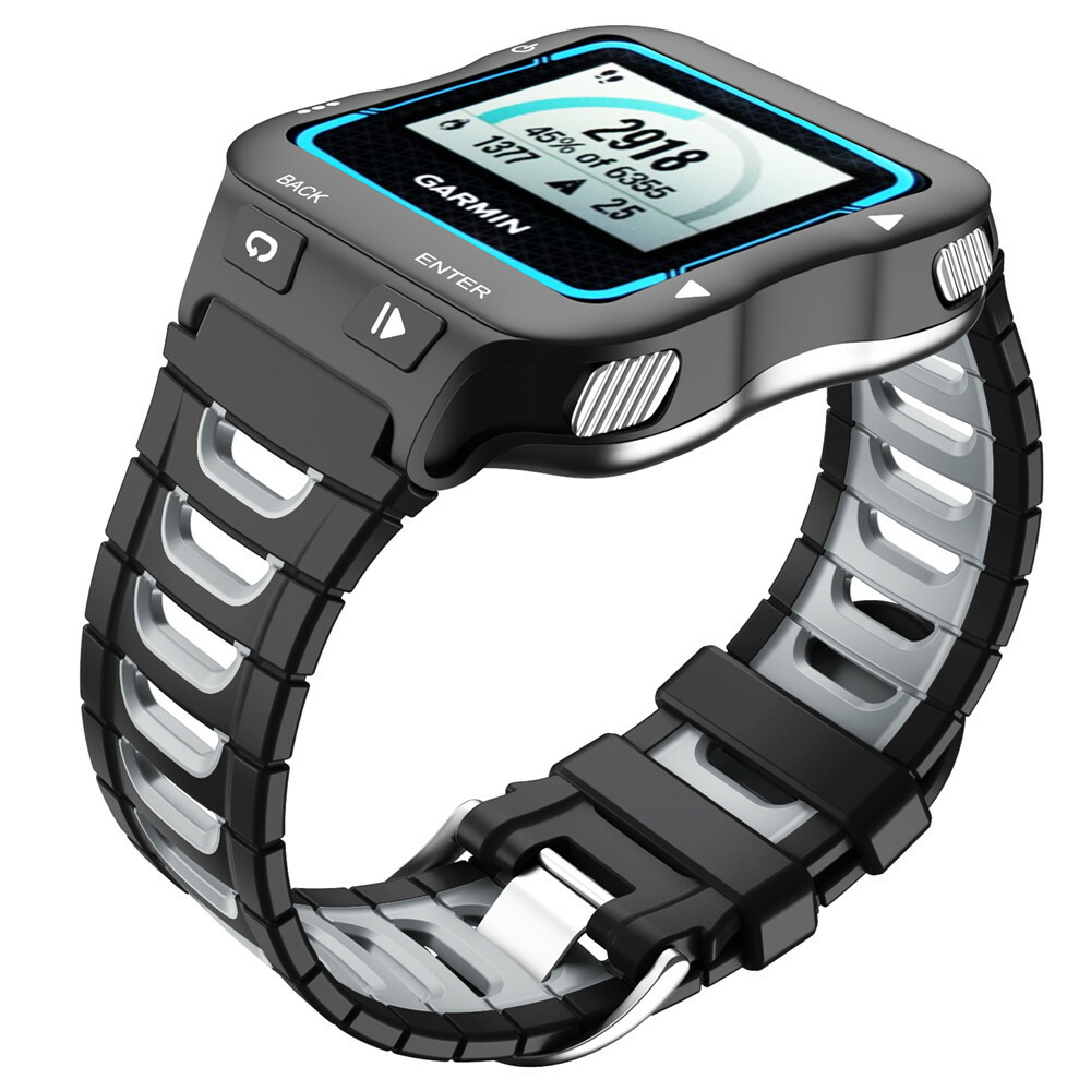 Replacement Silicone Watch Strap Band with Tool Kit for Garmin Forerunner 920XT