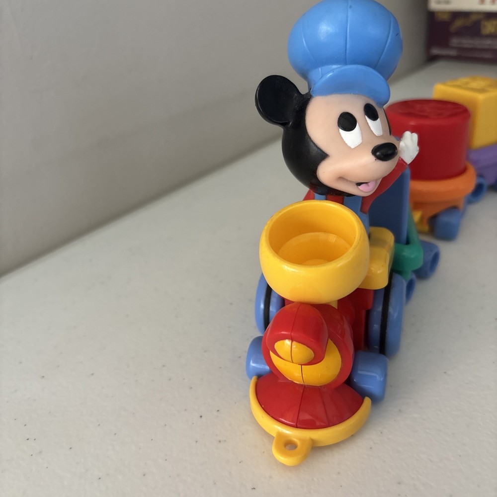 Vintage Disney Mickey Mouse Figure Train
