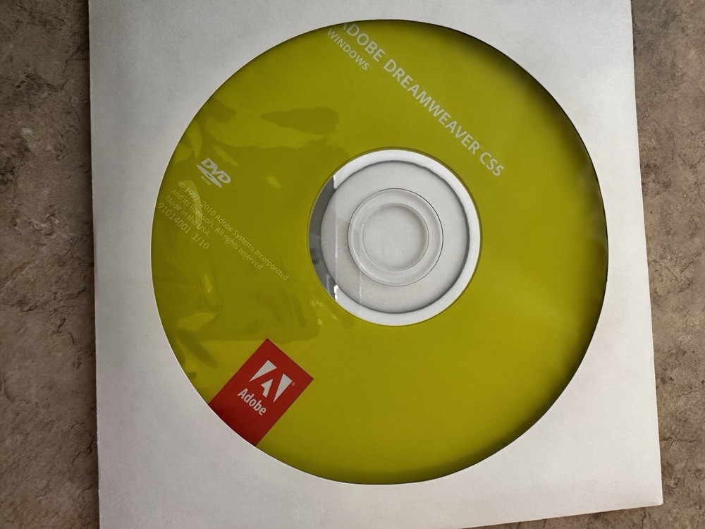 Adobe Dreamweaver CS5 - Student And Teacher Edition - READ DESCRIPTION