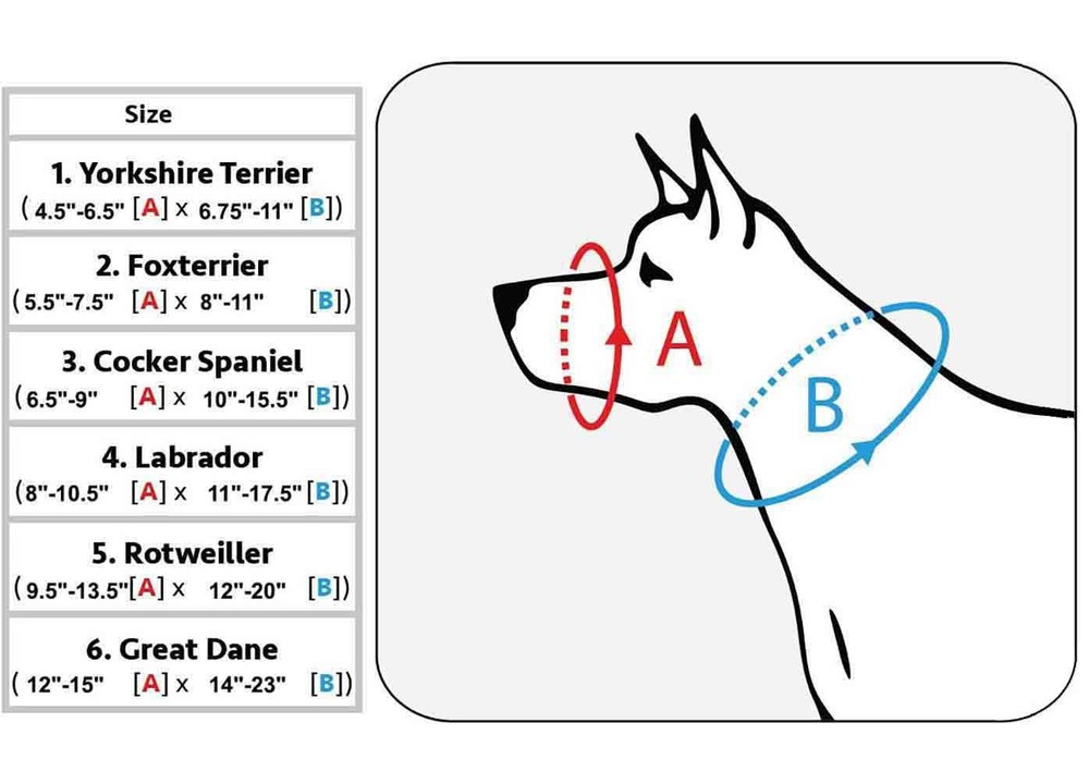 Adjustable Nylon Dog Muzzle 6 Sizes Beige