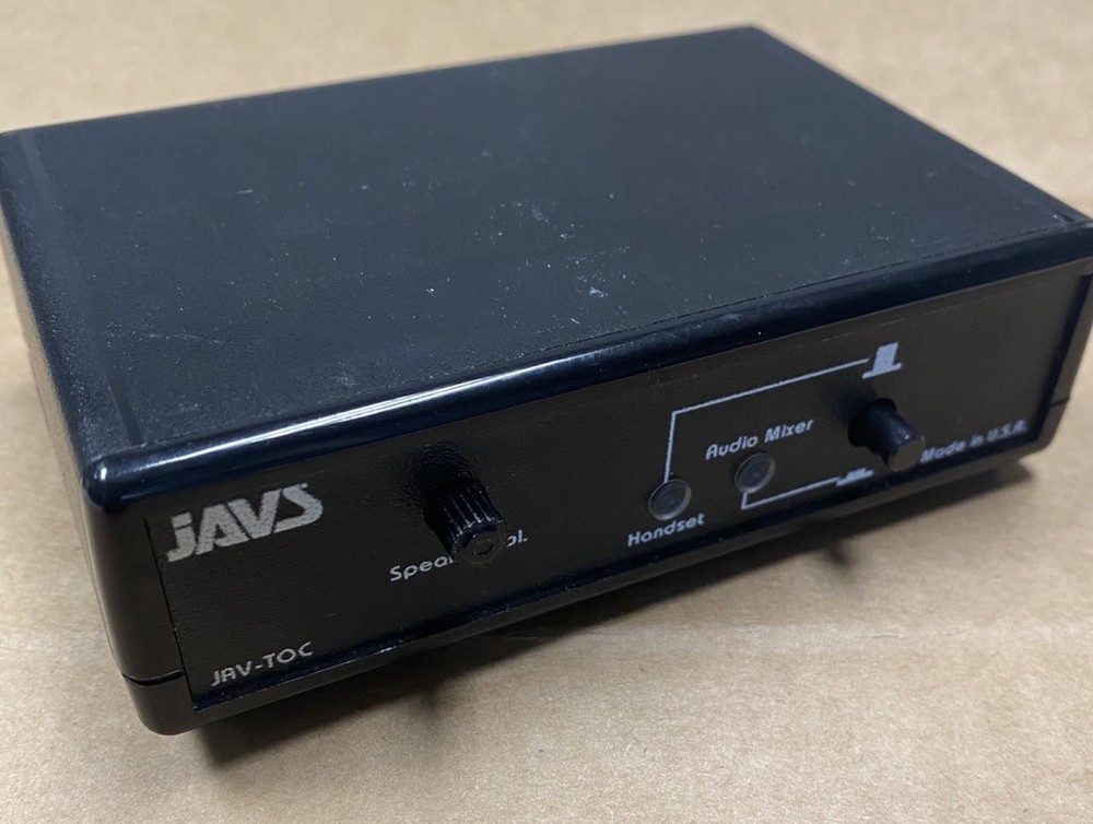 JAVS TOC Sound Control Phone Interface Court System Recording Component