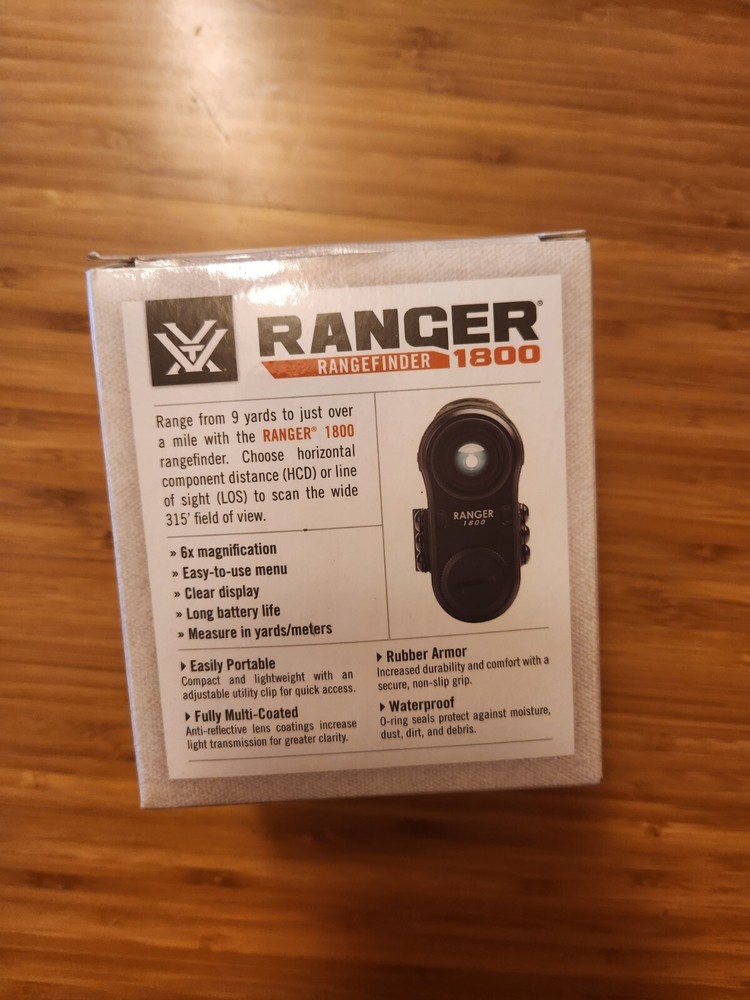 Vortex Ranger 1800 Laser Rangefinder - Green