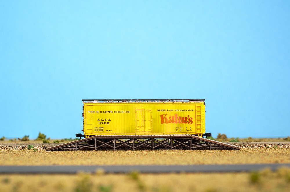 Laser Cut N Scale Double End Loading Ramp KIT