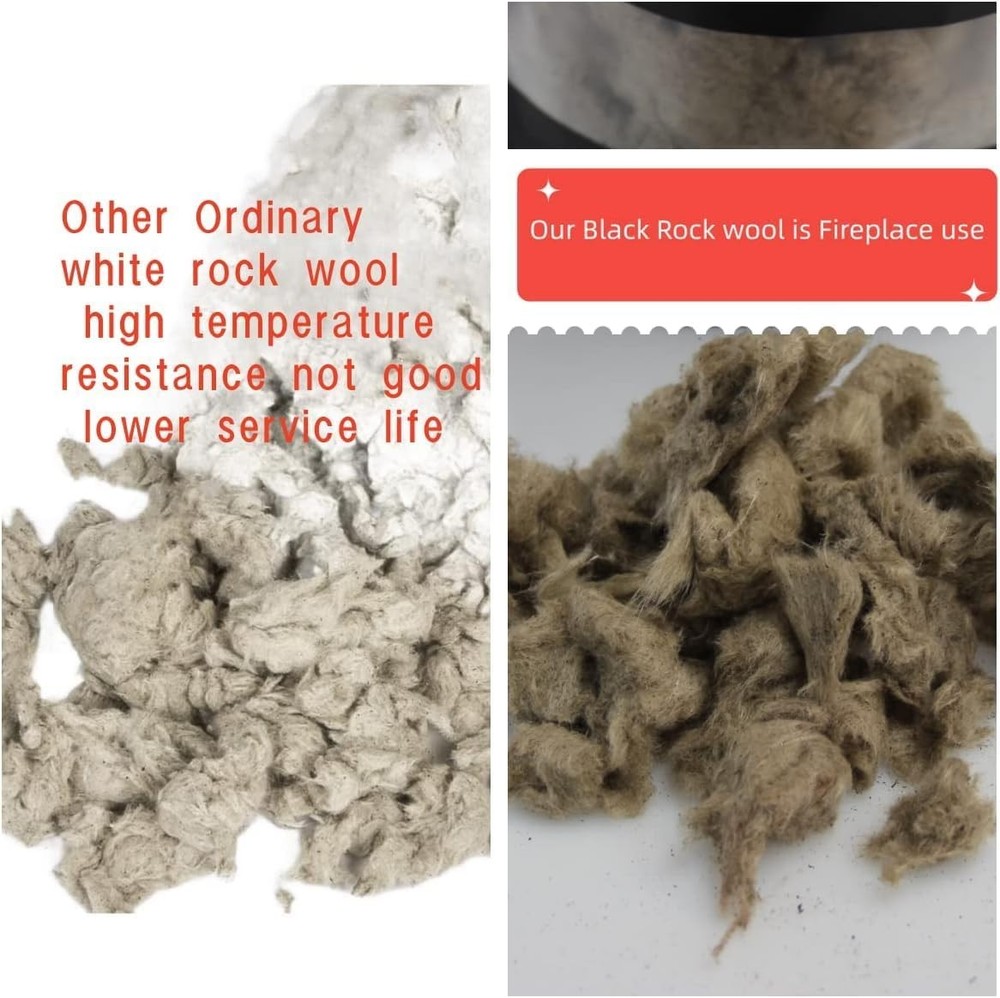 Rock Wool 4oz for Gas Logs