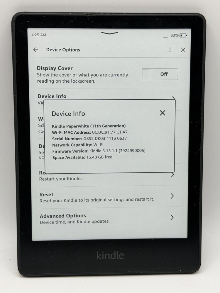 Amazon Kindle Paperwhite 11th Gen 16GB Black