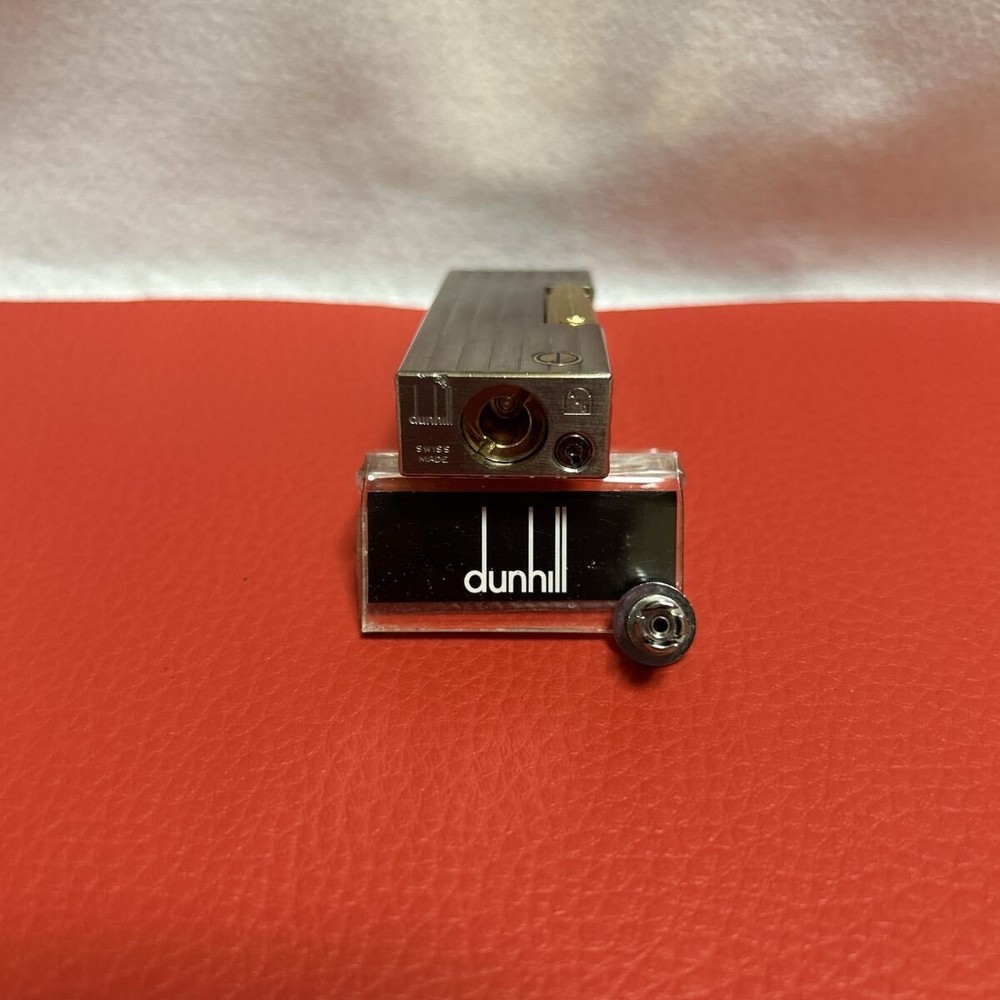 Overhauled Dunhill Rollagas lighter Silver Gold d mark without box