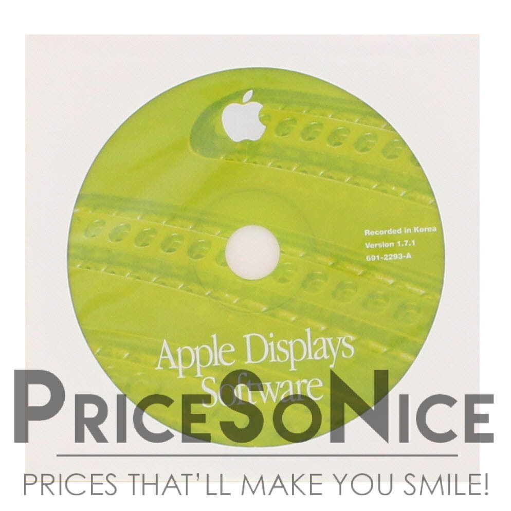 Apple Displays Software Version 1.7.1 – Original CD Display Drivers & Utilities