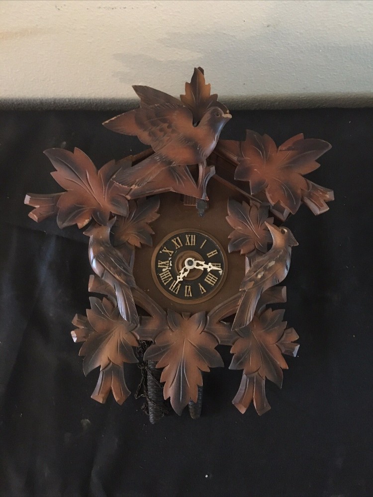 Vintage German Cuckoo Clock Needs Work