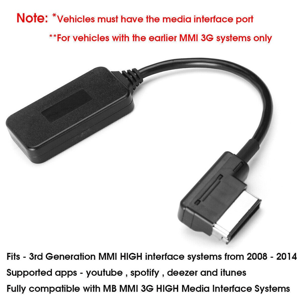 Wireless Interface bluetooth AUX Receiver Adapter For Mercedes Benz C E S