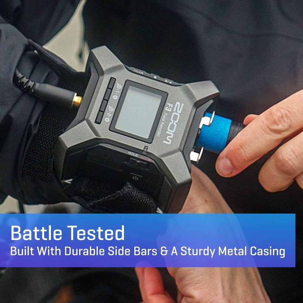 Zoom F3 MultiTrack Recorder with 32-bit Float + Accessories