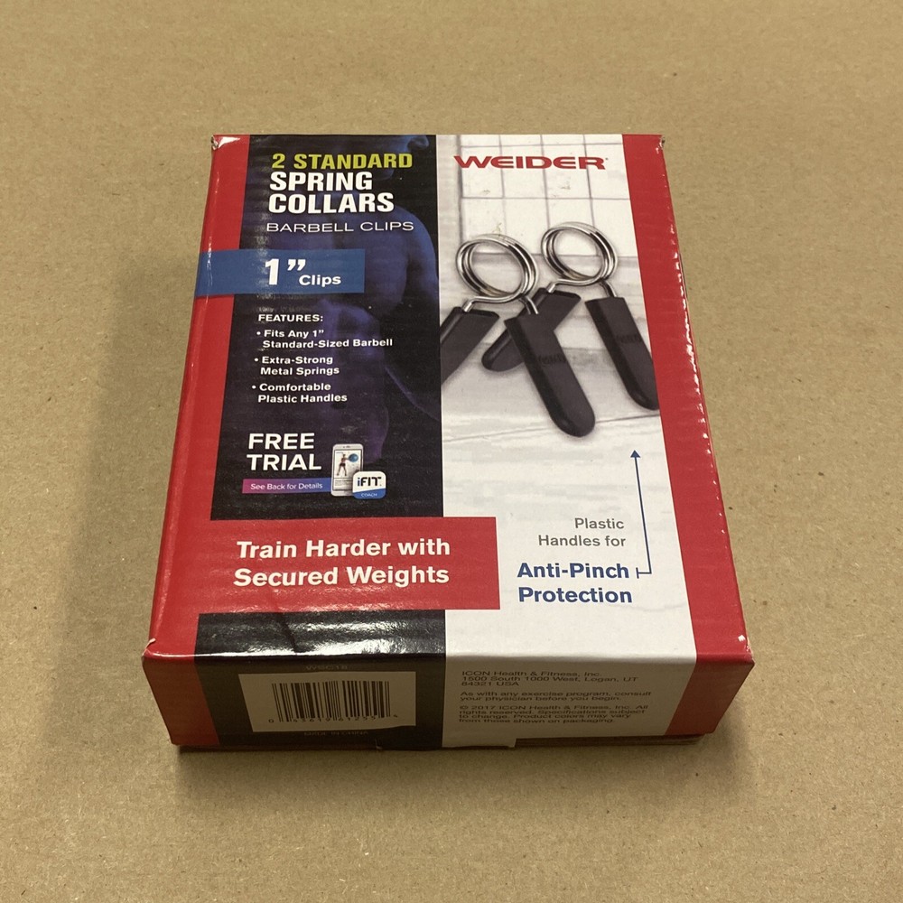 Weider Spring Lock Collar for 1" Standard Barbell