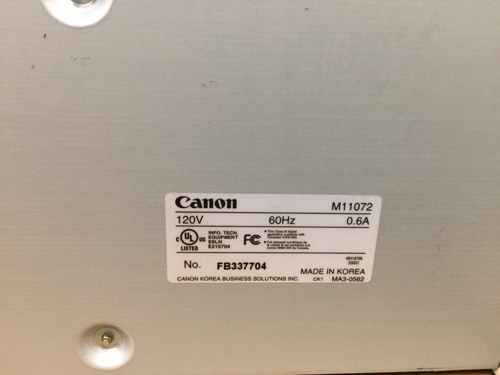 Canon imageFORMULA DR-6010C M11072 High-Speed Document Office Scanner -No Roller