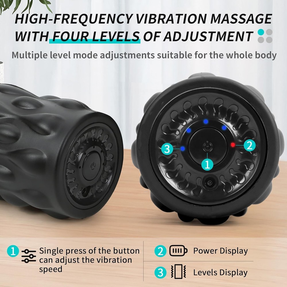 High-Density Vibrating Fo Roller Bla Customizable Speeds for Deep