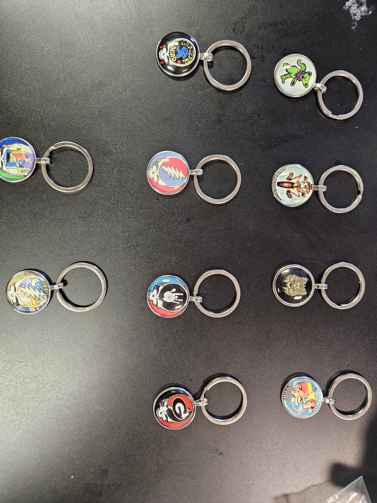 GRATEFUL DEAD KEYRINGS
