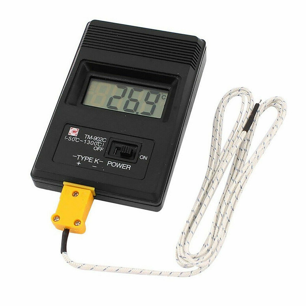 TM-902C Digital Sensor LCD Thermometer Single Input K Type Thermocouple Probe