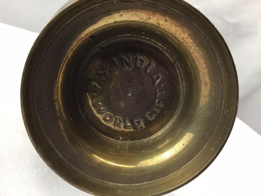 Vintage Brass Small Pitcher Wine Decanter Handle